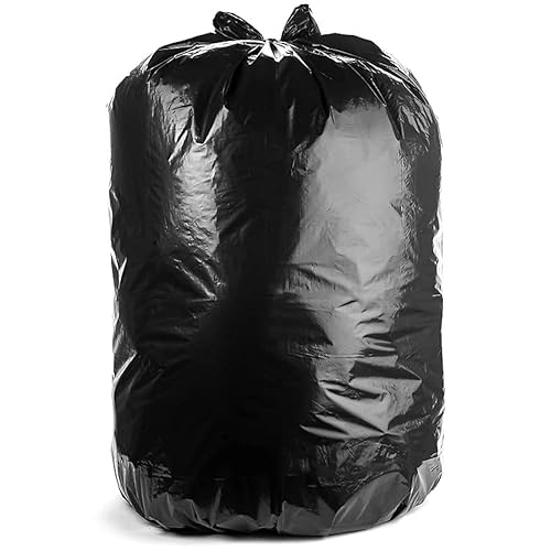 Ultrasac UL-39586BK UL-39586BK - Bolsas de basura negras resistentes de 39 x 58 pulgadas, paquete de 15 unidades, para contratistas, construcción e