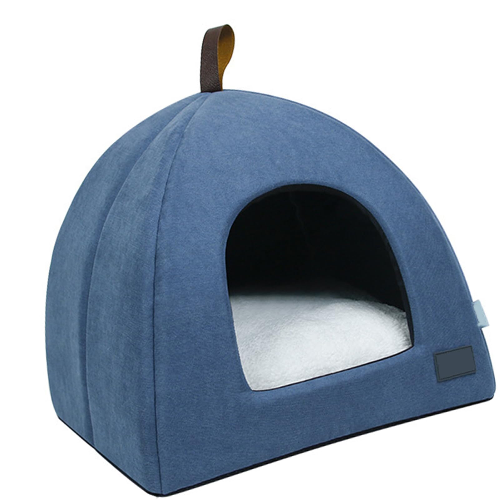 Soft Bed for Dog and Cat, Foldable Breathable Pet Tent with Mat, Indoor Cat House, Suitable for and Dogs, Bed, Puppy Tent, (L)