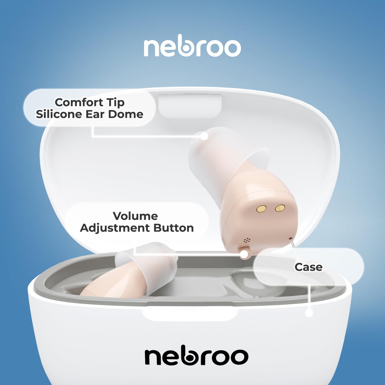PRO 2.0 Hearing Aids | Comfortable Fit | 16 Hour Battery Life | Hearing Amplifier For Seniors & Adults to Combat Hearing Loss