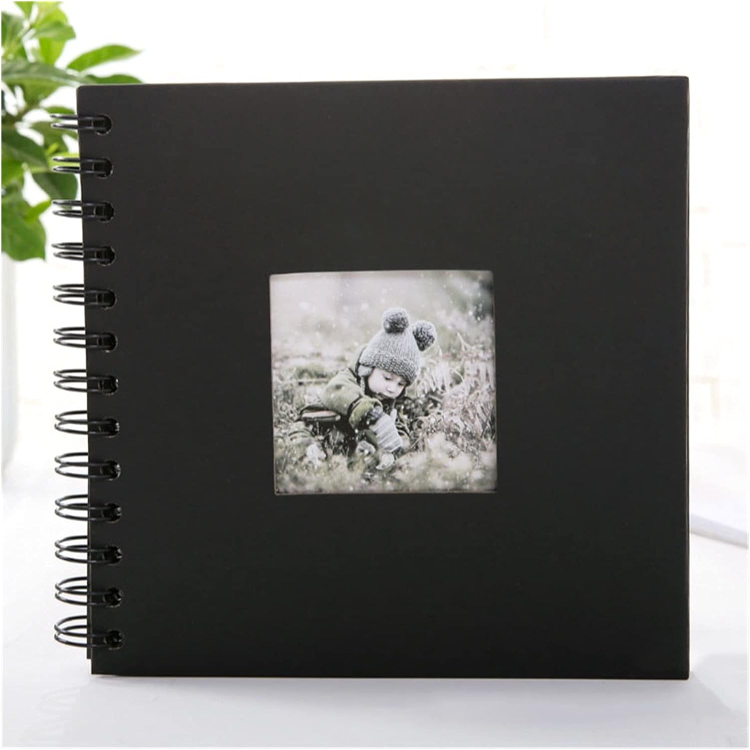 Handmade Photo Album Photo Album Creative Baby Anniversary Photo Album Scrapbook Photo Album for Lover's Baby Wedding Large Capacity Cover Photo Album (Color : Gray)