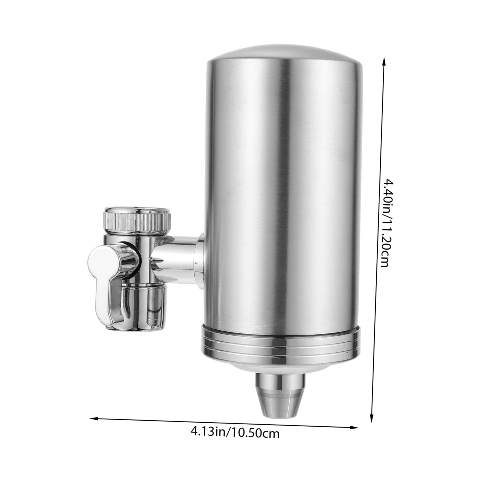 Operitacx Purificateur Eau Pour Évier Filtre Robinet Acier Inoxydable Purificateur Eau Pour Cuisine