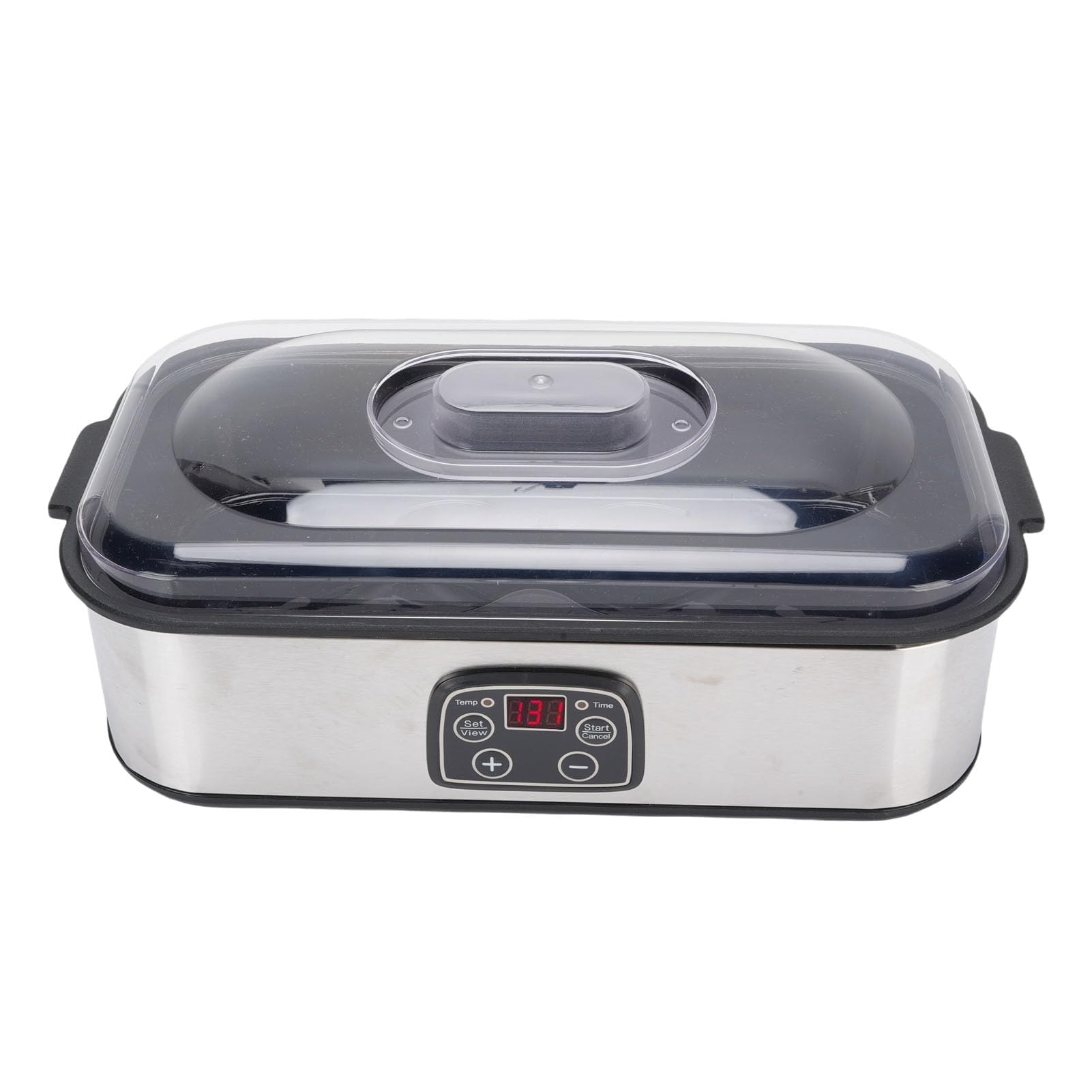 Pssopp Yogurtera Automática de 2 L con Temporizador, Diseño de Acero Inoxidable, Fermentación de 48 H y Pantalla LCD para Uso Doméstico y comercial. (EU enchufe 220V)