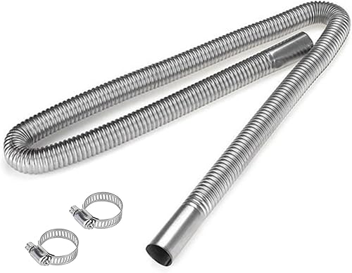 Miniatura 2 de Tubo de escape para calentador de aire de estacionamiento, tubo de escape interior de acero inoxidable de 1.0 in, calentador de aire de