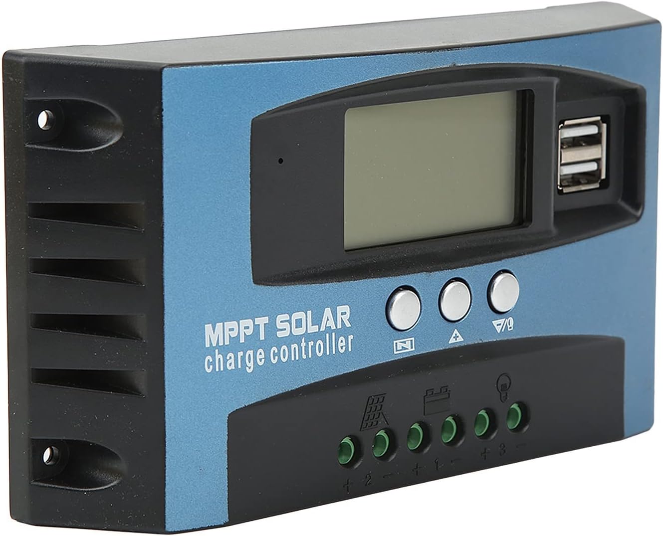 Acouto Efficient R Controller front view with LCD display and USB ports