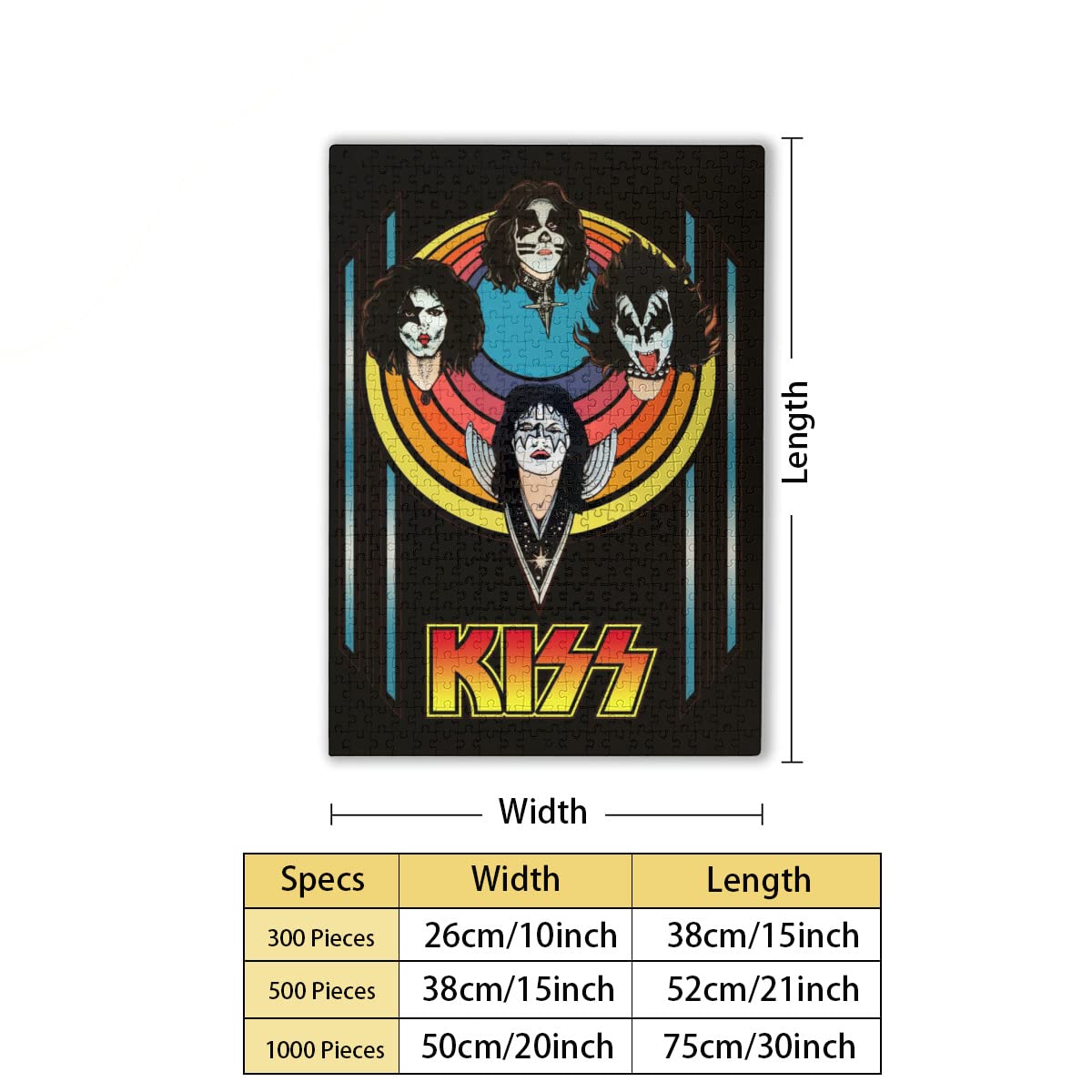 Amazon.co.jp: キッス KISS キス 1000ピース パズル ジグソーパズル