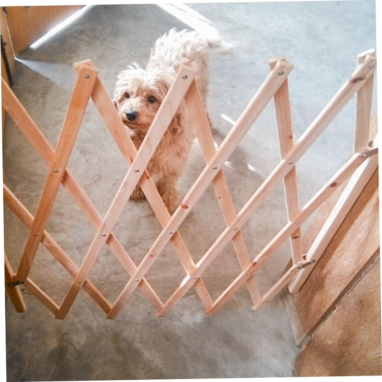 Pet Barrier Wooden Gate for Indoor Use Height Safety Gate for Dogs Easy to Assemble Pet Isolation Fence for Doorways and Stairs