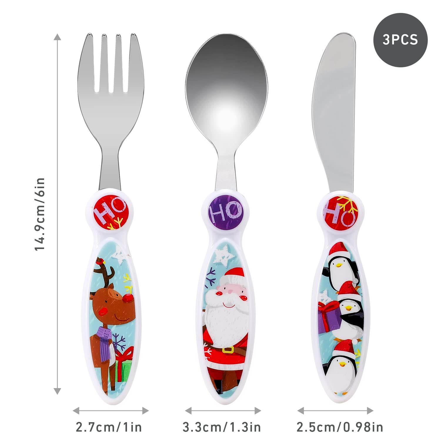 Set Posate Bambini Sigikid Mister O'Lui - 3 Pezzi, Acciaio Inox, Età 2-8 Anni - Foto 5