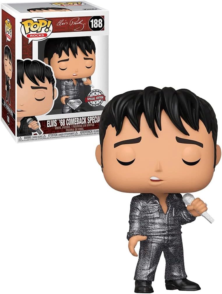 Elvis Presley - Elvis Presley '68 Comeback Special Diamond Glitter Pop! Vinyl Figure