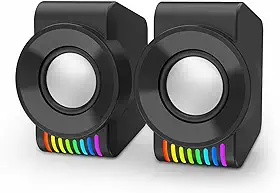 Caixas de Som Gamer Redragon Kage RGB Preto USB 2.0 GS514