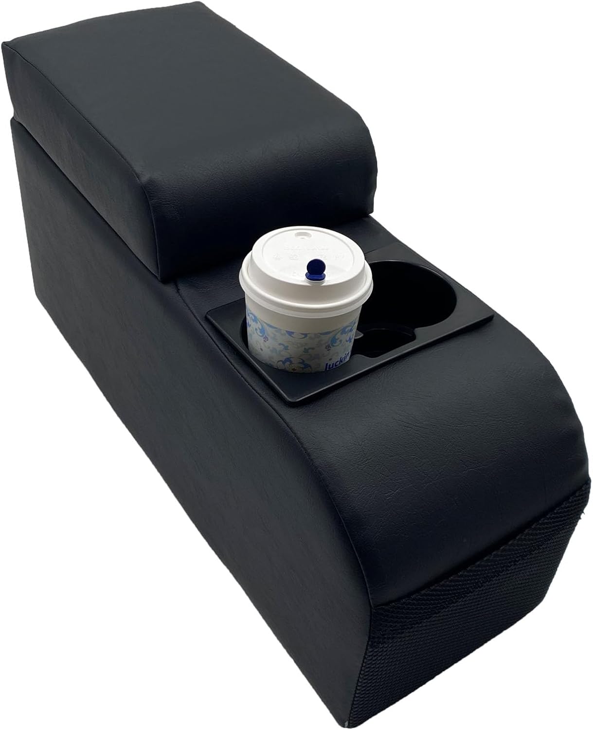 Truck Center Console Truck Seat/Bench Organizer for Jeep CJ/Wrangler YJ | Fits 1976-1983 Jeep CJ5 / 1976-1986 Jeep CJ7（Black）