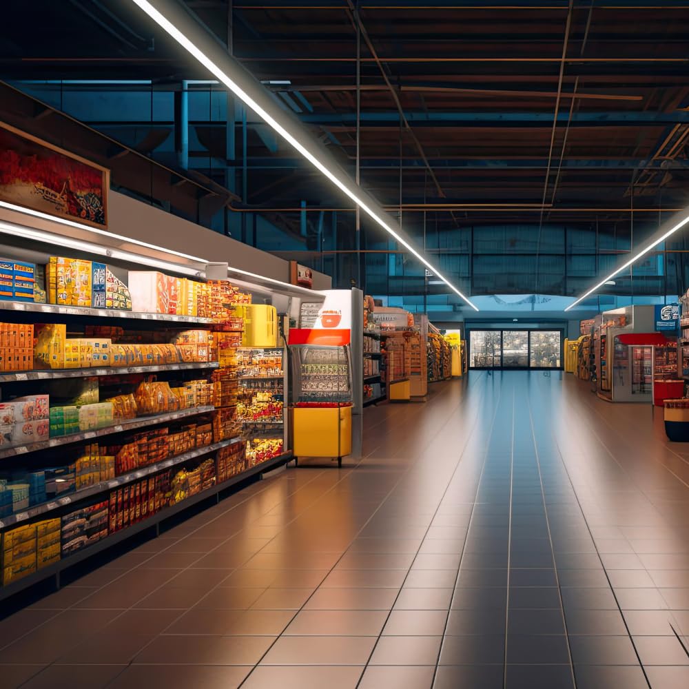 NOVA modulares LED Lichtbandsystem 33-58W dimmbar 5000K Neutralweiß 90° 10,5m