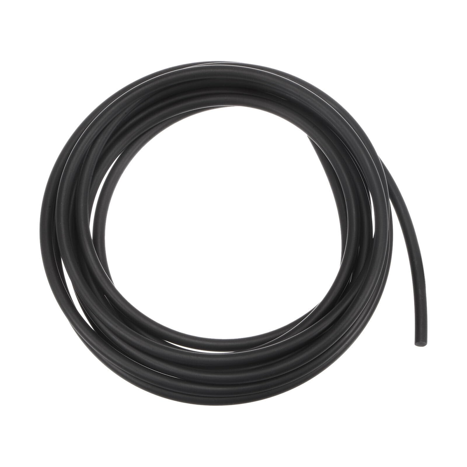 Tool Parts and Accessories Round Belts 5mm Dia 3 Meters Length Smooth Surface PU Polyurethane Black (#CN-140824-11733)