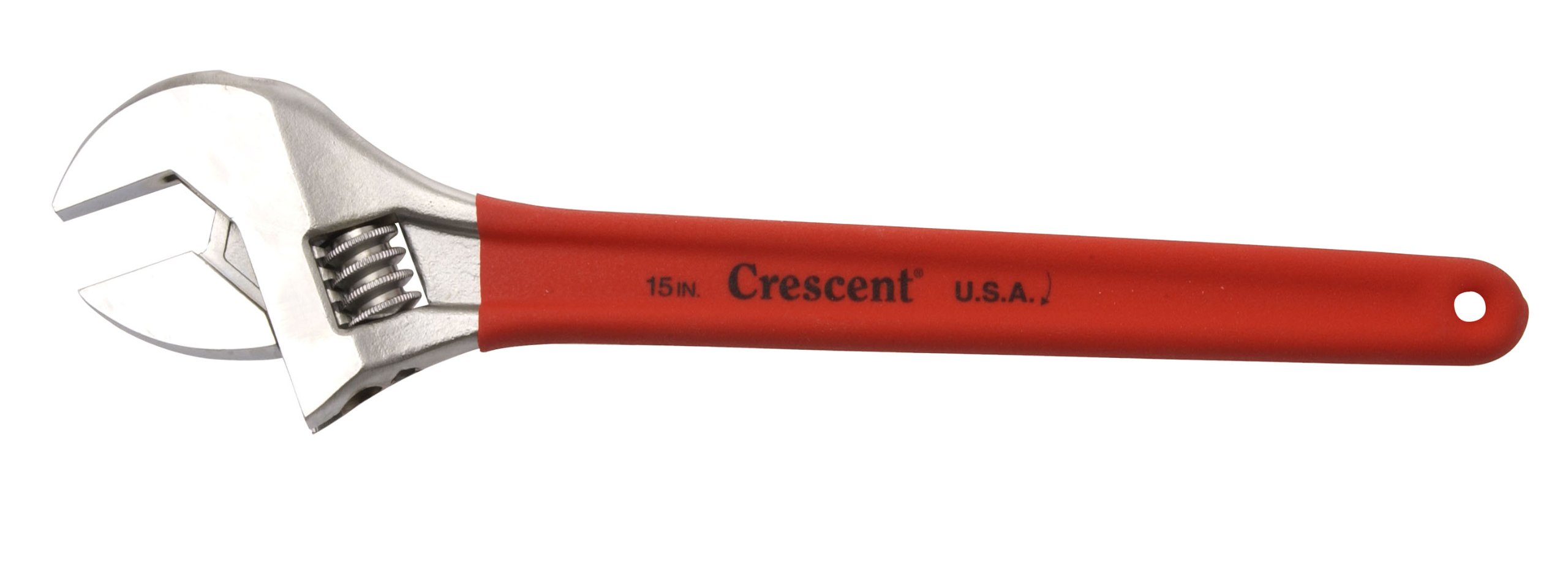 Crescent Ac115 C Clé à molette Grip de coussin avec finition plaqué, 38,1 cm