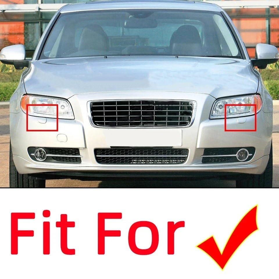 Cache-gicleur de lave-phares Volvo S80 ajustement précis marron droit