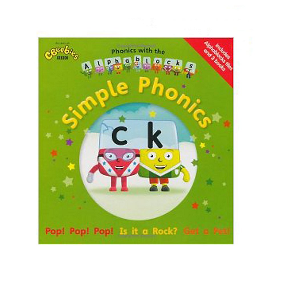 Phonics with the Alphablocks: Simple Phonics for children age 3-5 (Pack of 3 reading books, Alphablocks tiles and Parent Guide) (Phonics with Alphablocks) Paperback – 17 May 2012