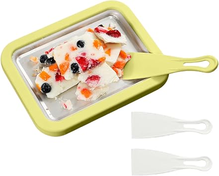 Ice Cream Roller Maker Homemade Yogurt Tray