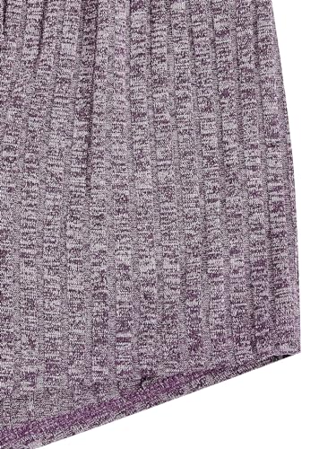 Image of SOLY HUX Women's Button Front Ribbed Knit Tank Top and Shorts Pajama Set Sleepwear Lounge Sets