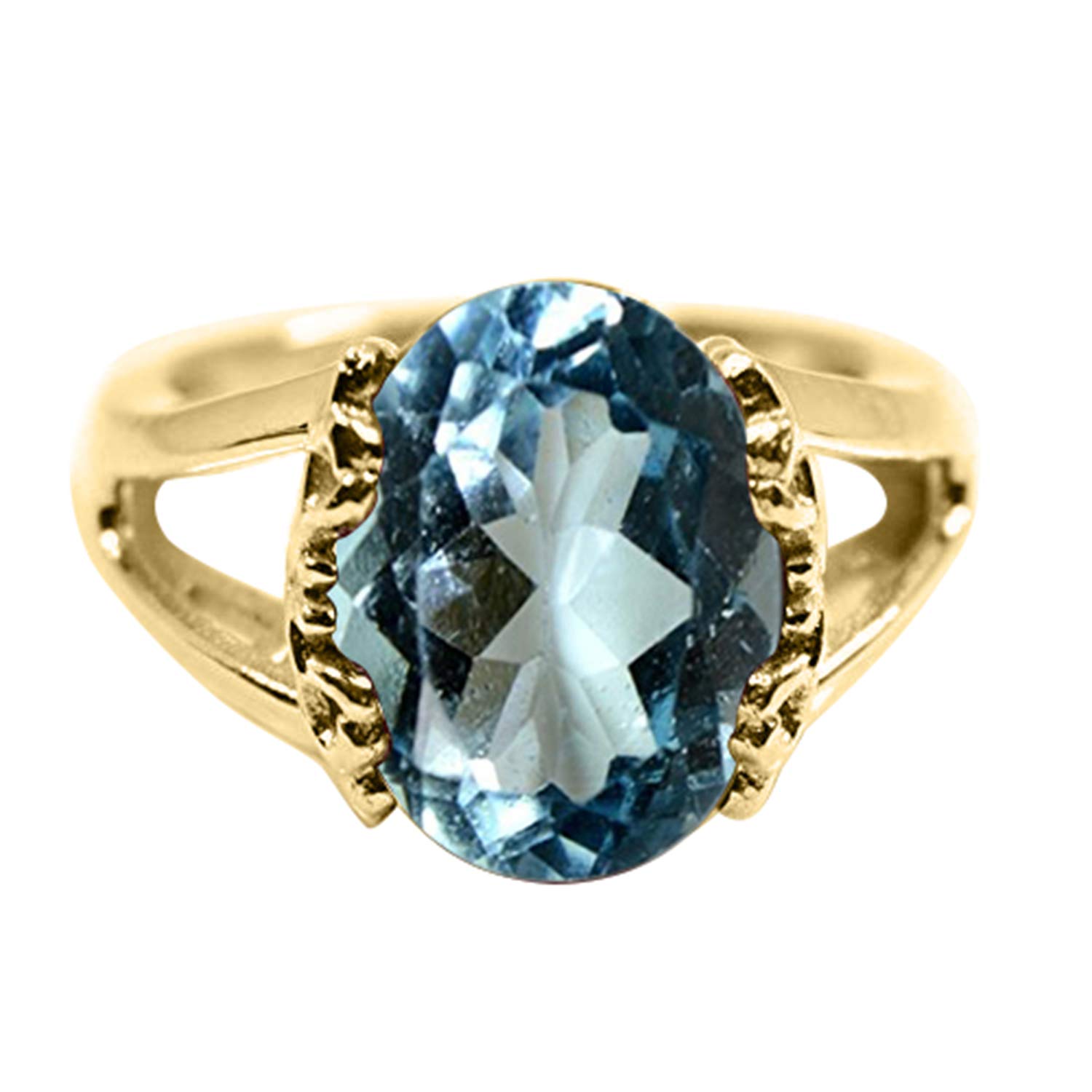 55Carat Choose Your Color Genuine Stone Ring 18K Gold Plated Oval Handmade Jewellery for Gift Sizes 4-13