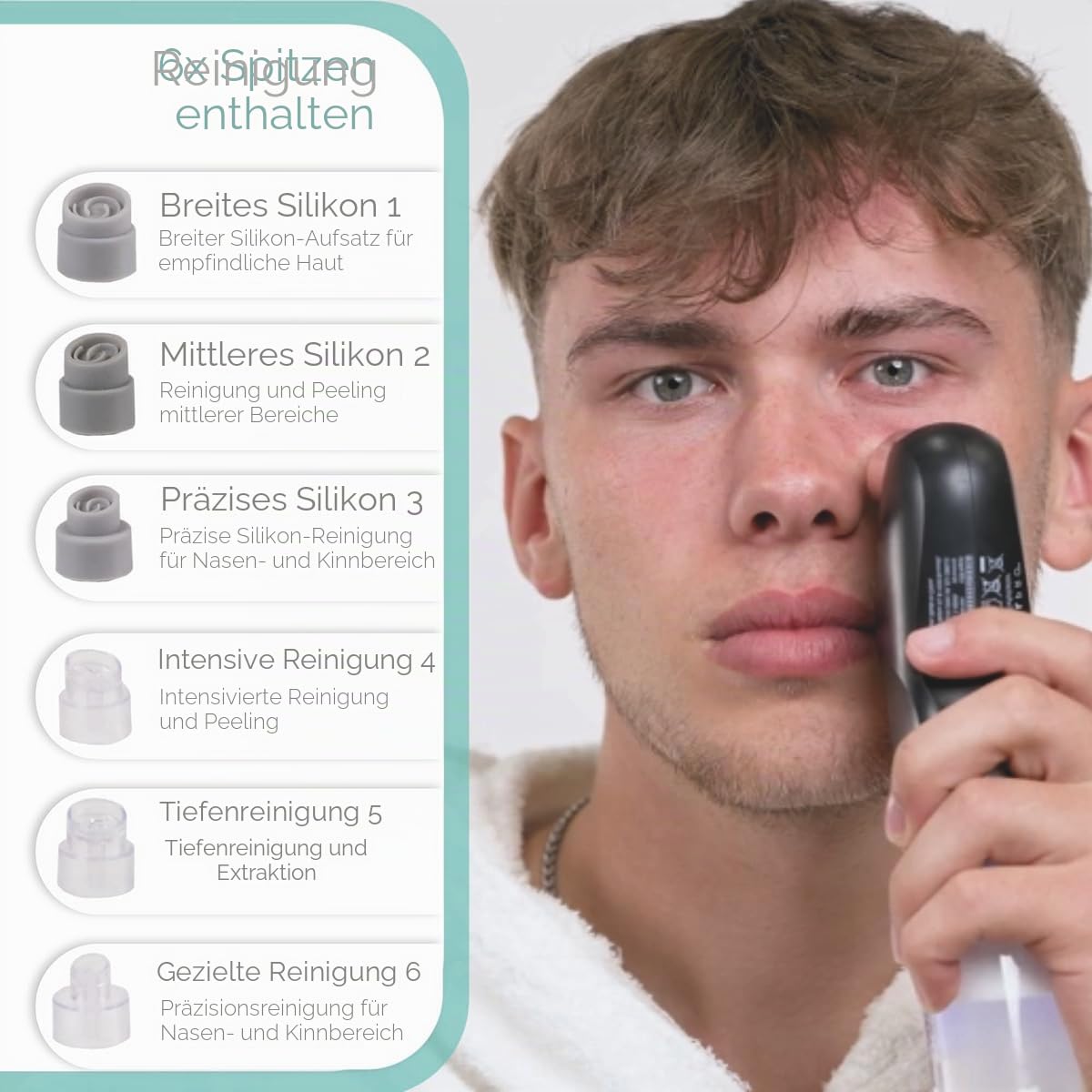 STYLPRO HYDRO EXFOLIATOR – Kabelloser, wiederaufladbarer Porenreiniger mit Vakuum. Entfernt abgestorbene Haut, klärt Poren, spendet Feuchtigkeit und beseitigt überschüssiges Öl