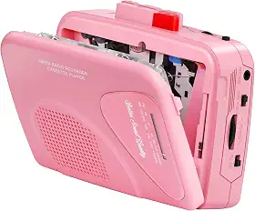 Walkman Cassette Players Gravadores Rádio Am/Fm, Tocador De Fita Portátil Grava Em Fita Alto-Falantes Embutidos Gravação Manual - 2 Pilhas Aa Ou Fonte De Alimentação Dc 5V Com Fone De Ouvido
