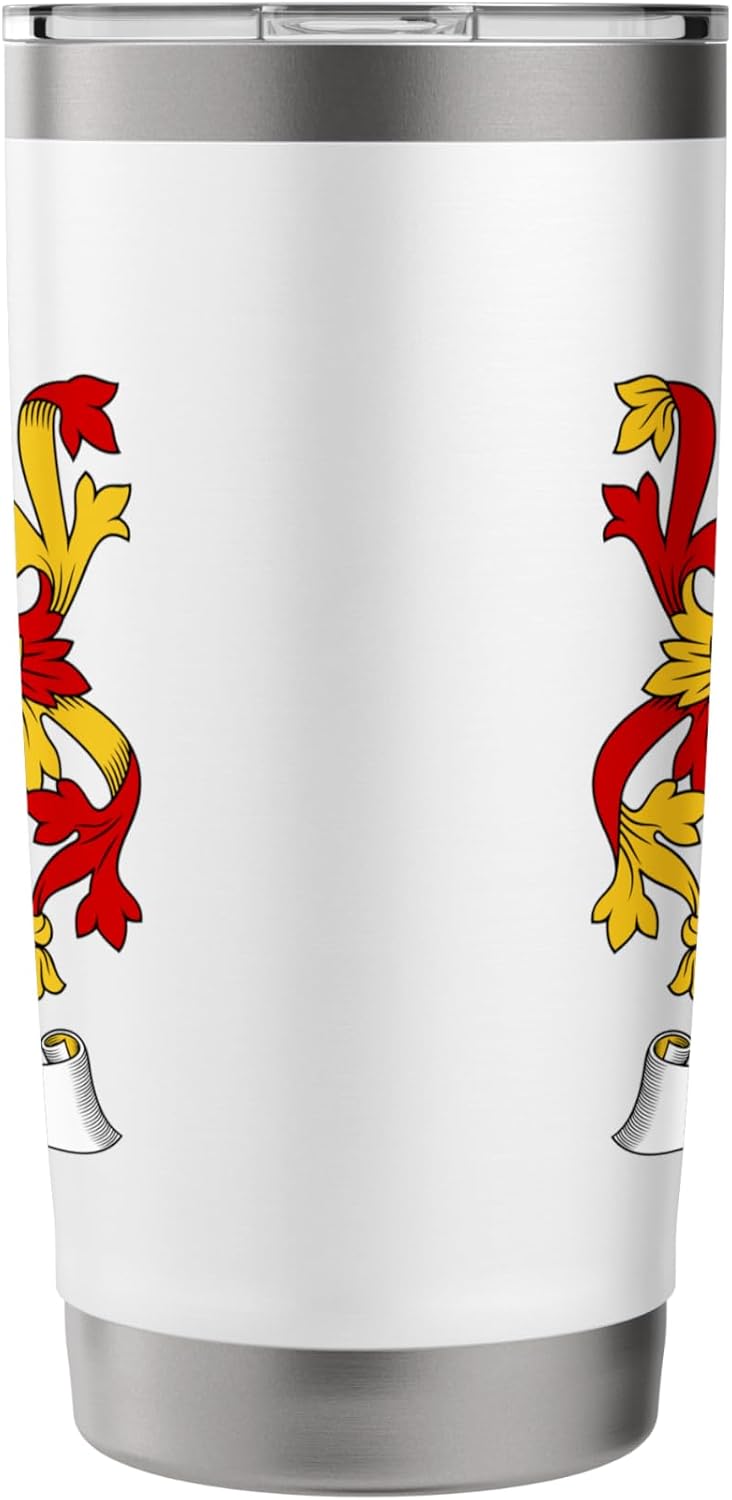 Harkins Coat of Arms - Family Crest Stainless Steel Insulated Tumbler image 4
