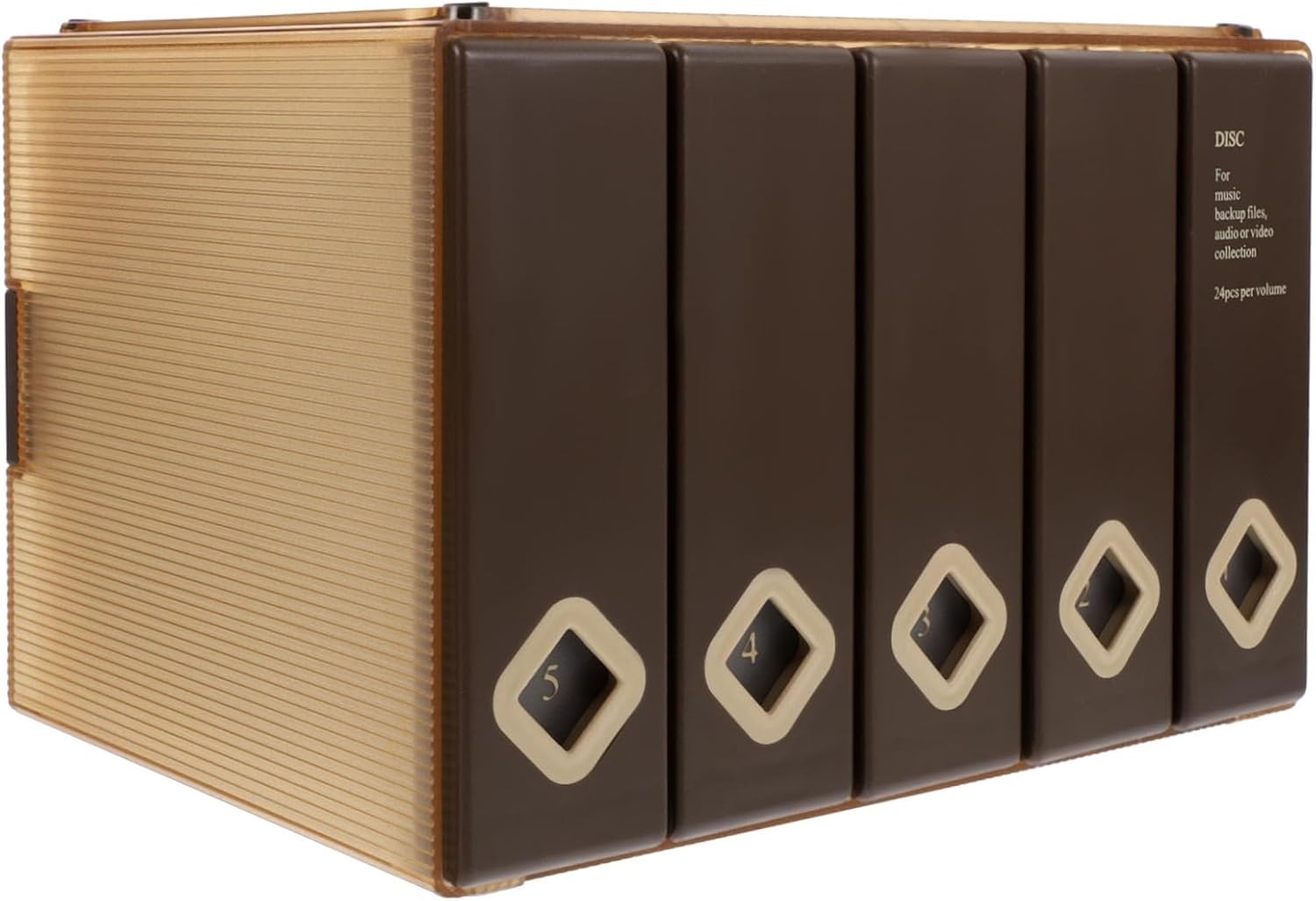 Capacity Portable Cd Storage Case Disc Holder Organizer for Easy Travel Space-saving Design Protects Discs from Damage for Dvds Albums and Games