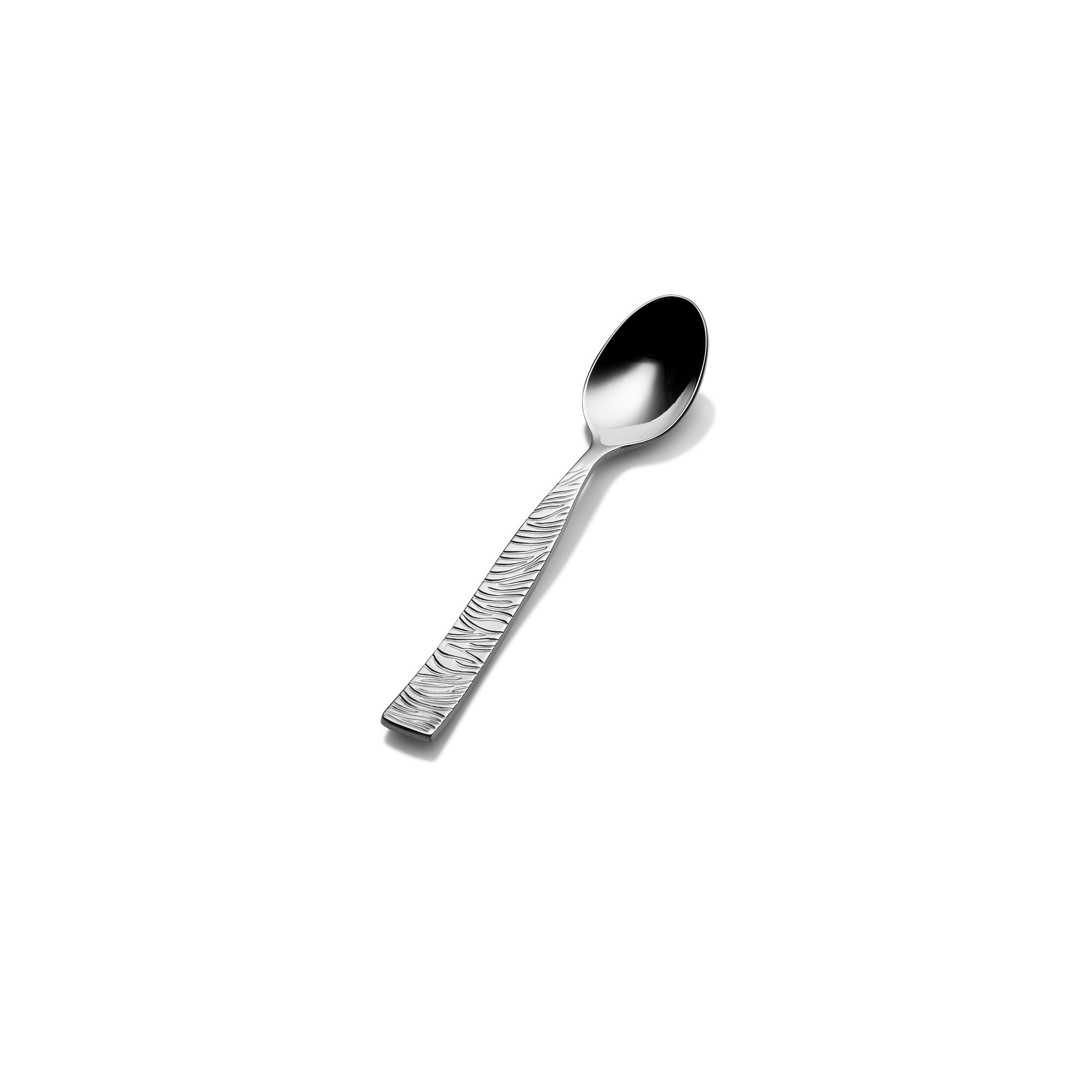 Bon Chef S2916 Stainless Steel 18/8 Safari Demitasse Spoon, 4-49/64