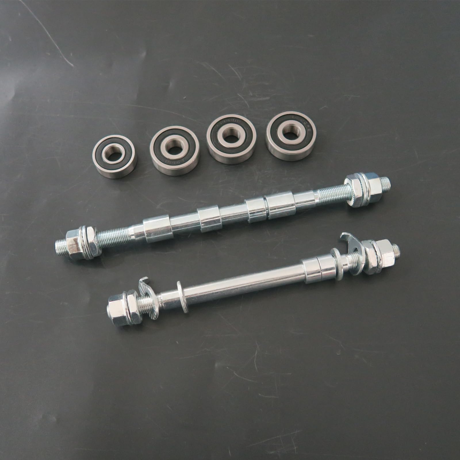 CDHPOWER Bicycle Axles and Bearings Set of Alum Mag Wheel 26