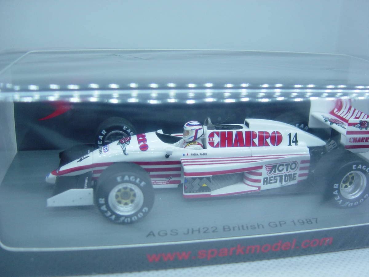 Amazon | spark 1/43 AGS JH22 F1 British GP 1987#14 Pascal