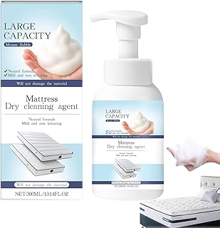 Mattress Cleaner and Stain Remover, Powerful Mattress Dry Cleaning Foam, No-Scrub Gentle Cleaner Spray for Bed, Couch, Carpet & Upholstery, Car Seat& Rugs (1)