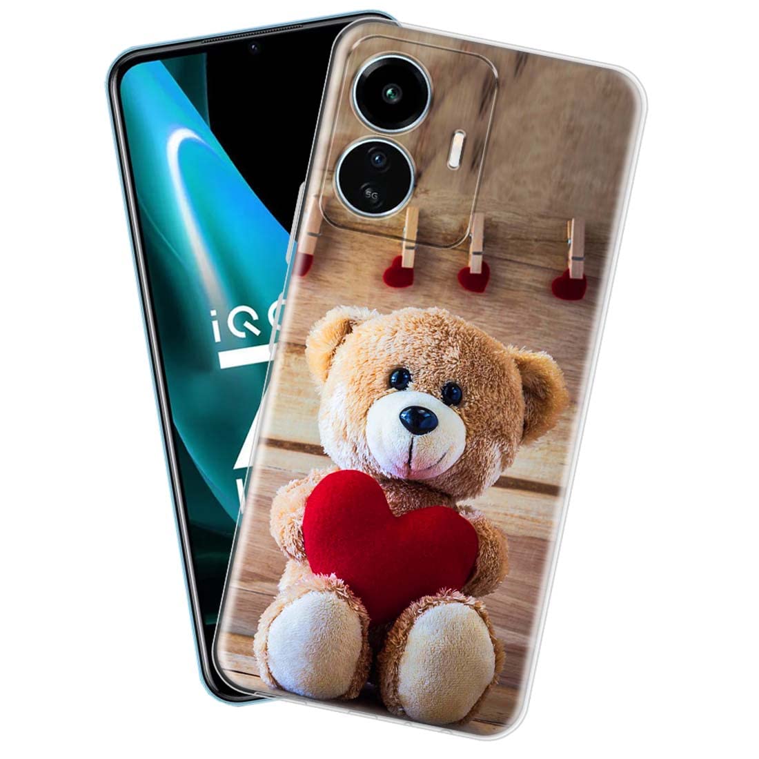 Fashionury Basic Case for iQOO Z6 Lite 5G (Thermoplastic Polyurethane_Multicolor)