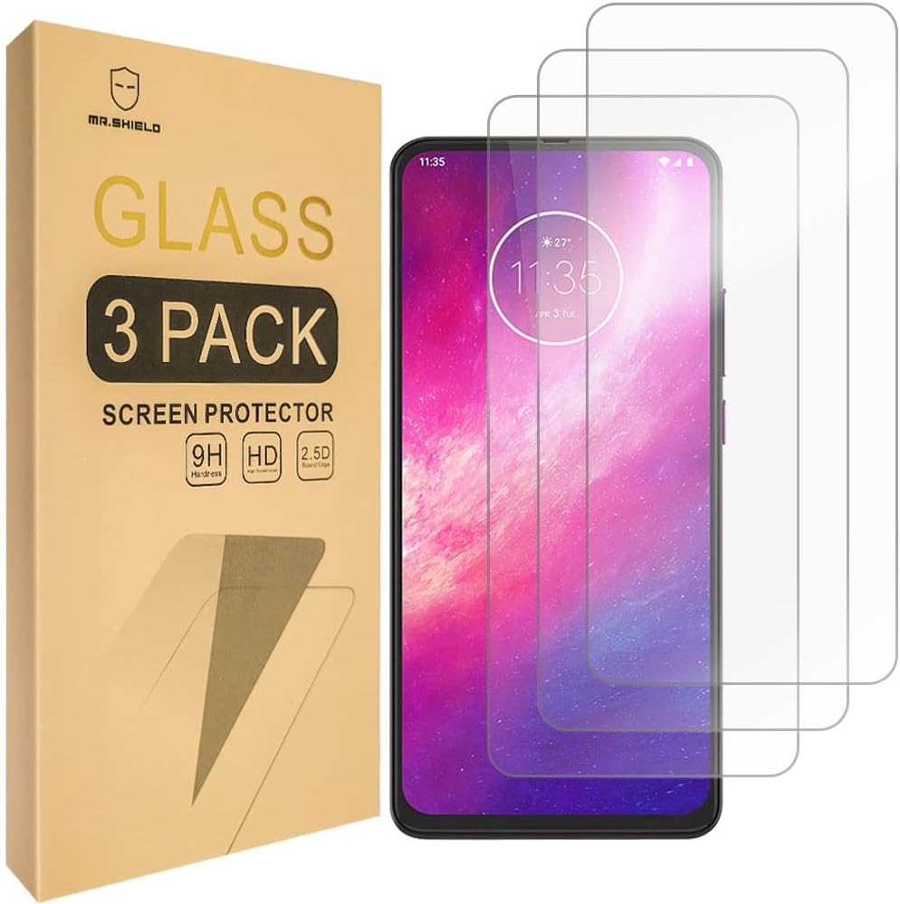 Mr.Shield Displayschutzfolie Für Motorola MOTO G Fast / G8 [3 Stück] – 9H Gehärtetes Glas