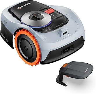 Segway Navimow i210 AWD Robot Lawn Mower Wire Free with Garage S, All-Wheel Drive for 45% Slopes, EFLS NRTK + Vision Auto Mapping, Covers 1/4 Acre (Garage Shipped Separately)