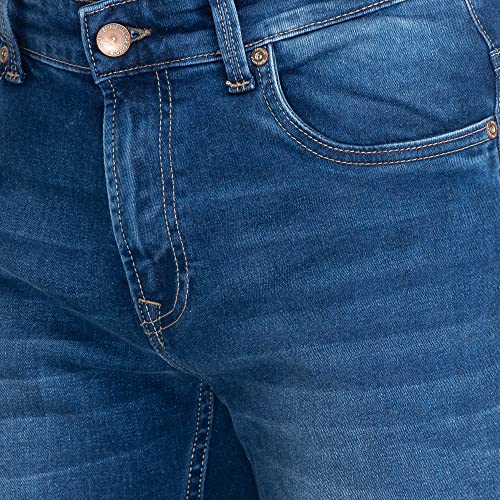 Image of Spykar Men's Mid Rise Regular Fit Jeans