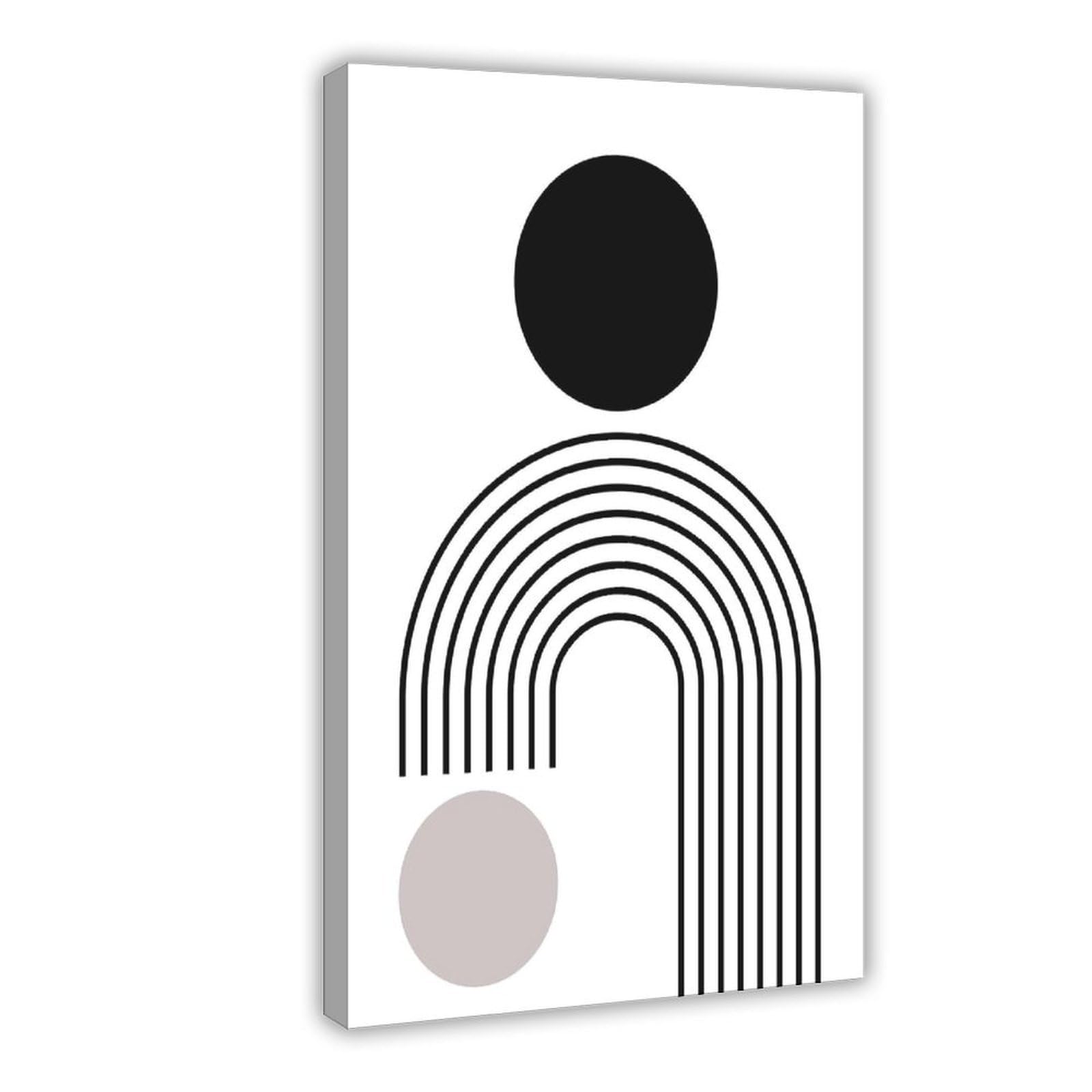 Bareronor Modern Beige Canvas Poster Bedroom Decor Landscape Office Room Decor Gift 20" L X 30" W
