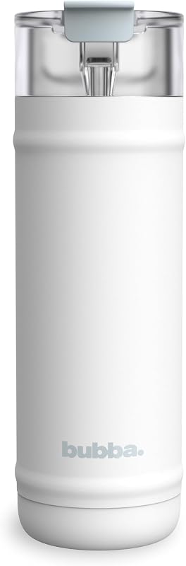bubba 32 oz Dualsip Insulated Stainless Steel Water Bottle with Straw - Reusable, Leakproof, Lightweight, Dishwasher Safe, Lead-Free and BPA-Free, Fresh Kicks