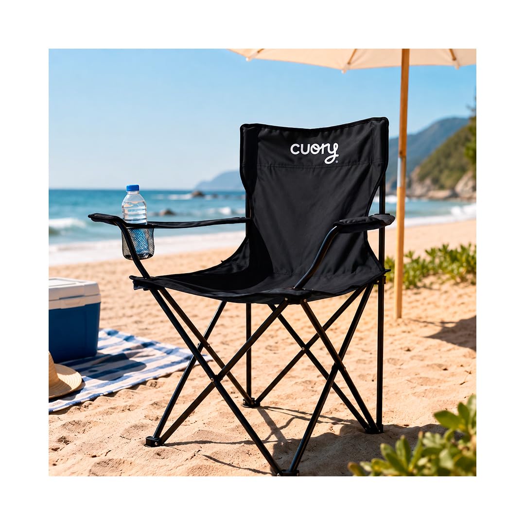 CUORY Sillas Plegable para Camping Jardin — Picnic Exterior Pesca Aire Libre De Lona