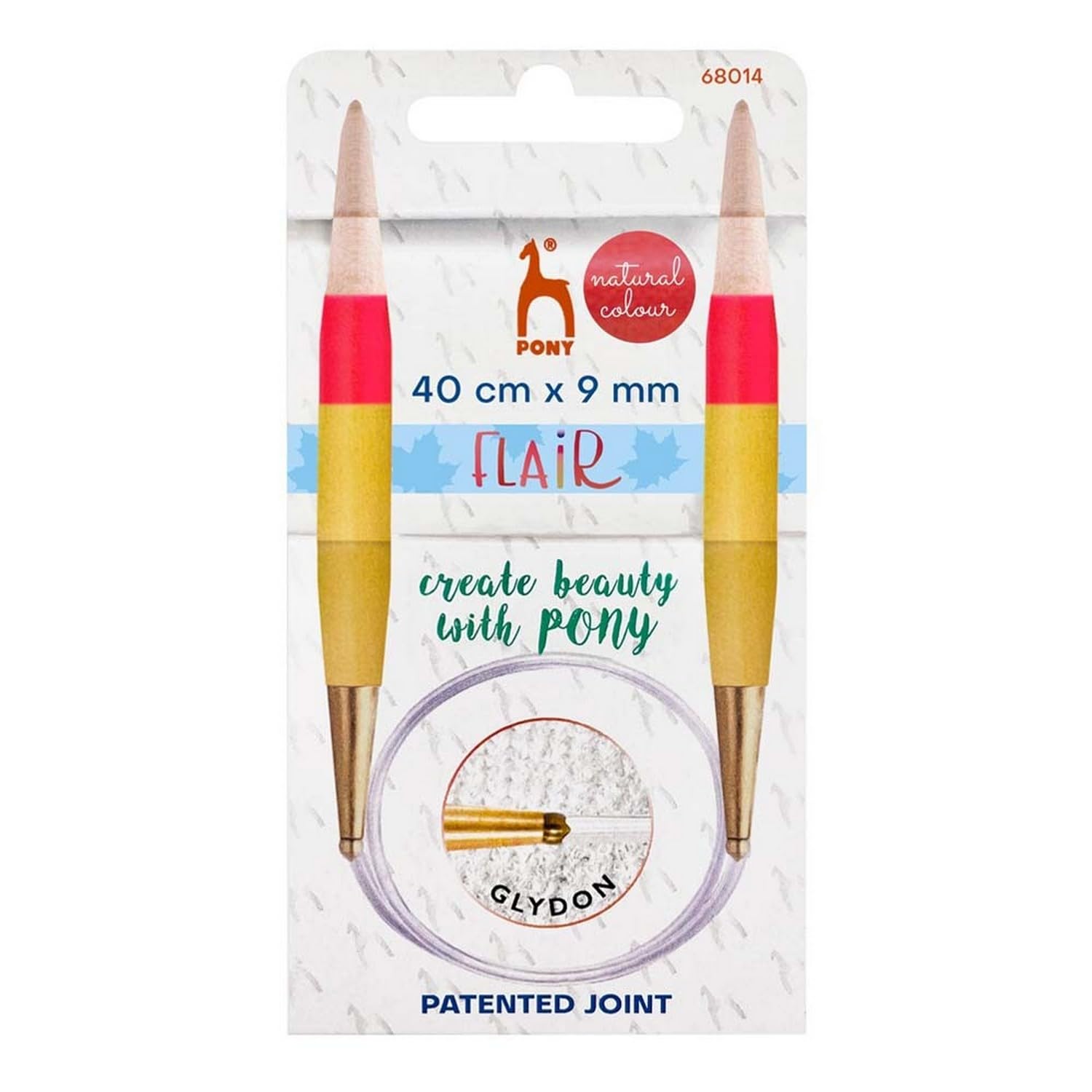 Pony Flair Circular Knitting Needles Wood 40cm 9mm - 1pc