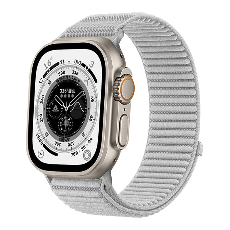 Image of Printme Nylon Sport Band Compatible with Apple Watch Band 44mm 45mm 46mm 49mm 42mm, Stretchy Trail Strap Elastic belt for iWatch Series 11 10 9 8 7 6 5 4 SE Ultra / 2 /3