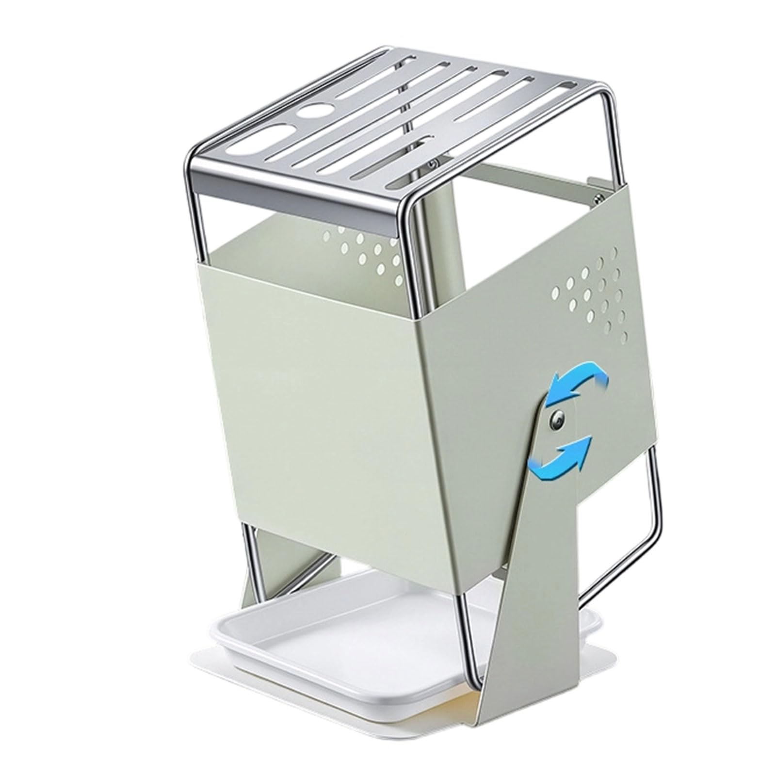 Snorvixre Rotating Kitchen Rack for Kitchen Tool Features Easy to Cleaning Surfaces Slip Proof Cutter Planner