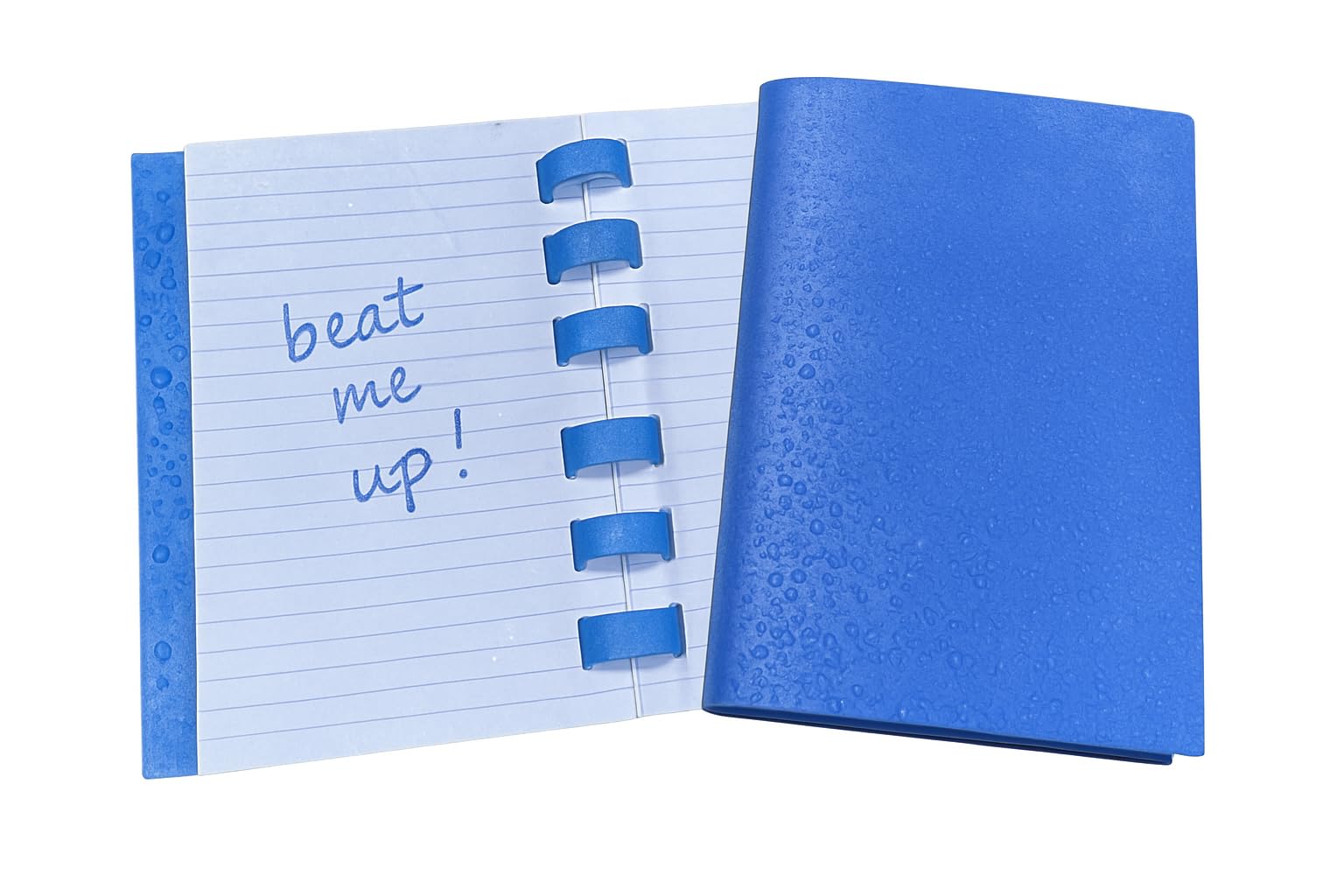 Woodpecker Laboratories The Indestructible Tuk Book™ (Blue) - Patented, Waterproof, Tear-Proof, Pocket Notebook - 140 pages - 3.5" x 5.5" — image 1