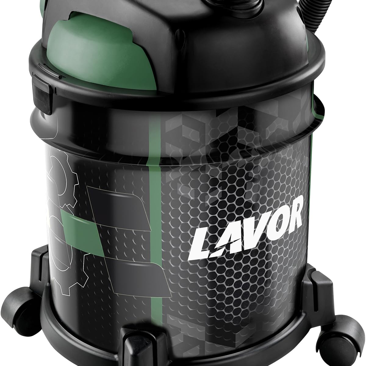 Lavor Aspiratore Solidi e Liquidi RUDY 20, Funzione Soffiante, Capacità Vano Raccolta 20 l, Serbatoio in Metallo, 18 kPa, 1200 Watt max