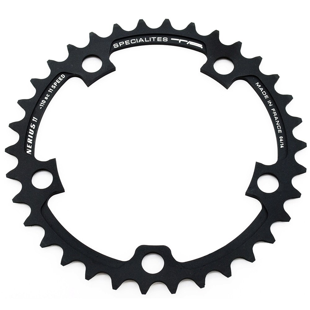 Spécialités TA Nerius 11 Speed Campagnolo Compact 110pcd Offset Chainring, Inner 39t, Black