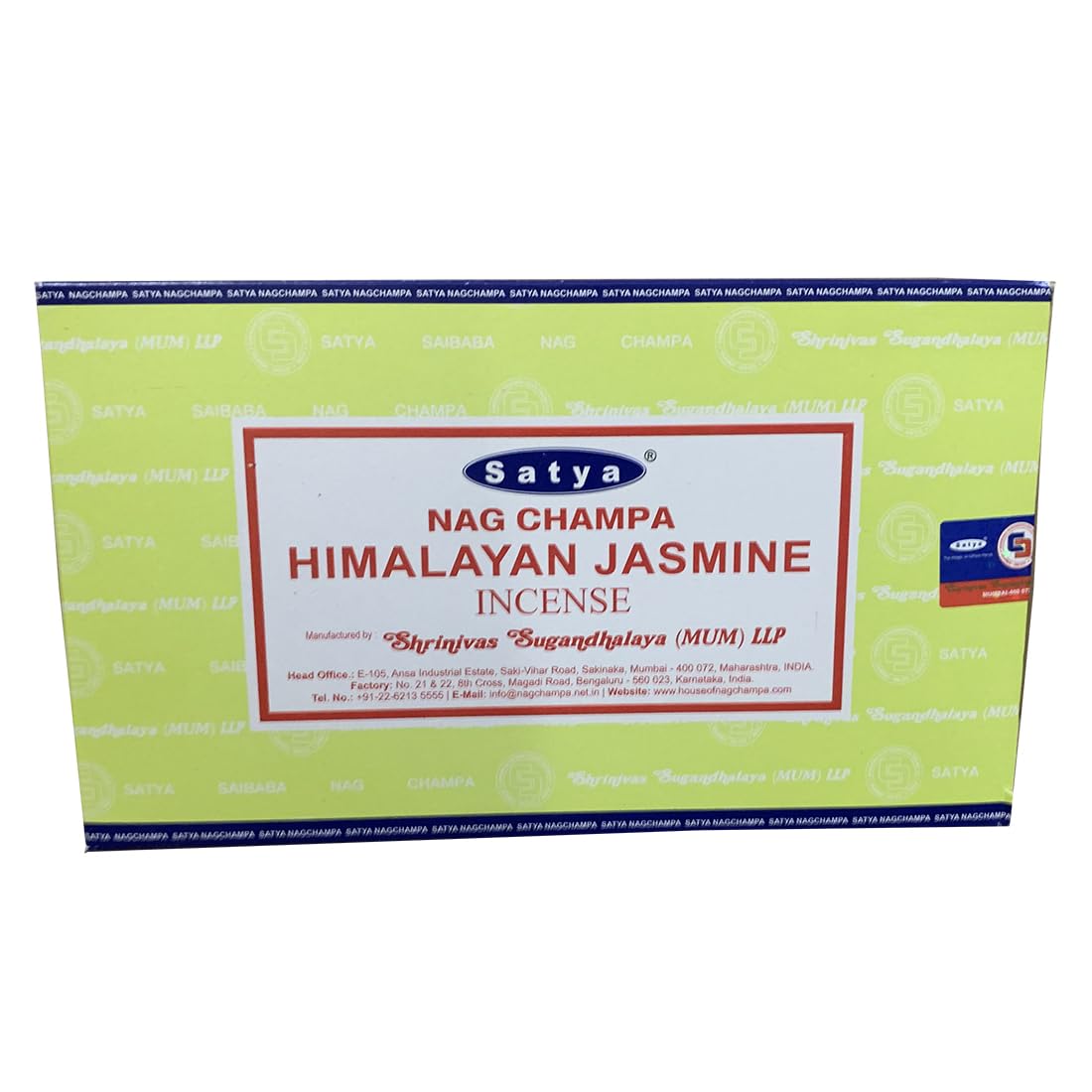 Giftlocaluk Intense, Sweet Jasmine Floral Satya Himalayan Jasmine Incense Sticks - Delicate Floral Aroma For Serenity & Romance 240 Sticks (12X20)