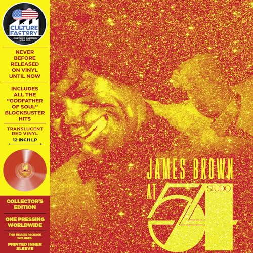 James Brown - At Club 54 - LP 30cm Rouge Transparent