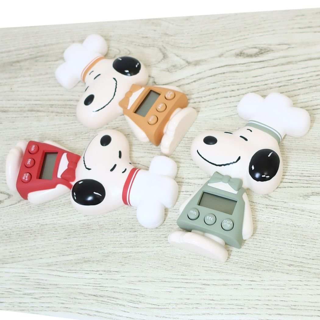 Amazon｜スヌーピー[キッチン雑貨]キッチンタイマー シェフ ピーナッツ