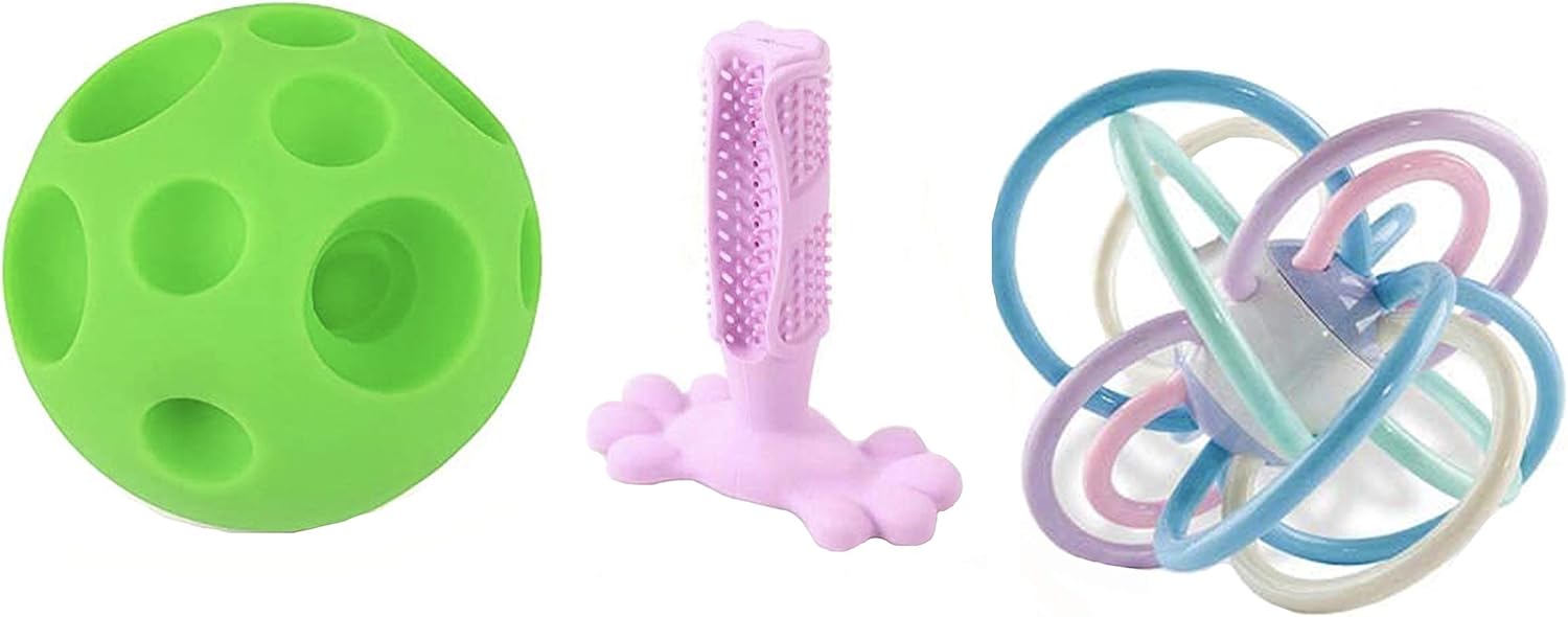 Pet Box Bundle: Assorted Toys for Dogs Pigs Rabbits Cats and Small Pets - Interactive Playtime Variety Pack with Treat Balls Snuffle Mats Games & Toys