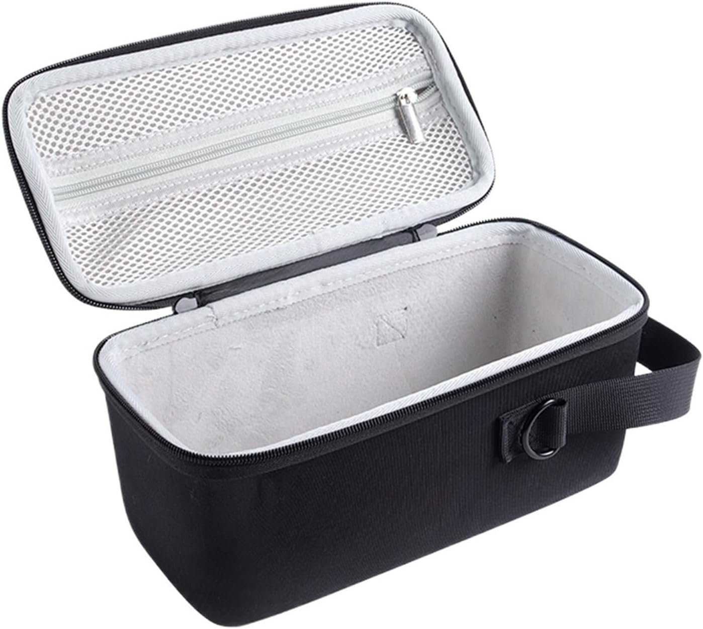 Compatible for XGIMI Play5 Play6 Hard Portable Projector Case, Wear Compression Resistant Travel Storage Bag(Black Orange)