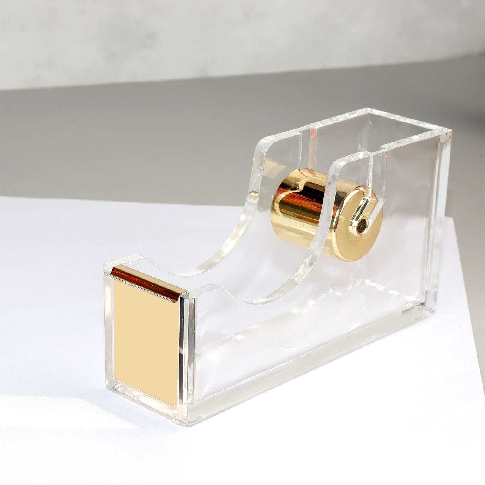 MultiBey Clear Acrylic Desk Organizer 8 in 1 Office Supplies