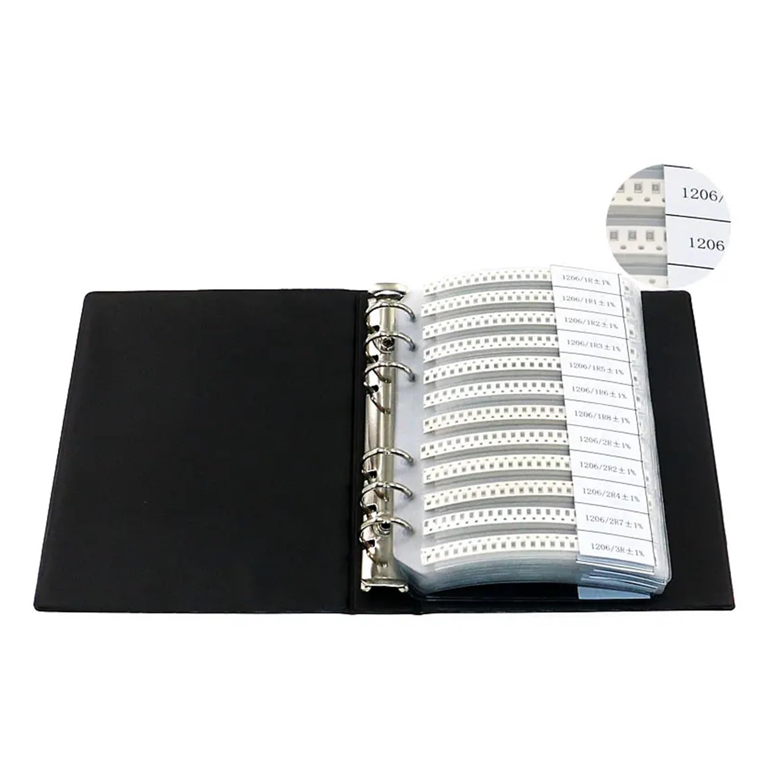 4250pcs 170 Values 1206 SMD Chip Resistor 0Ω-10MΩ 1% Assortment Kit Sample Book DIY